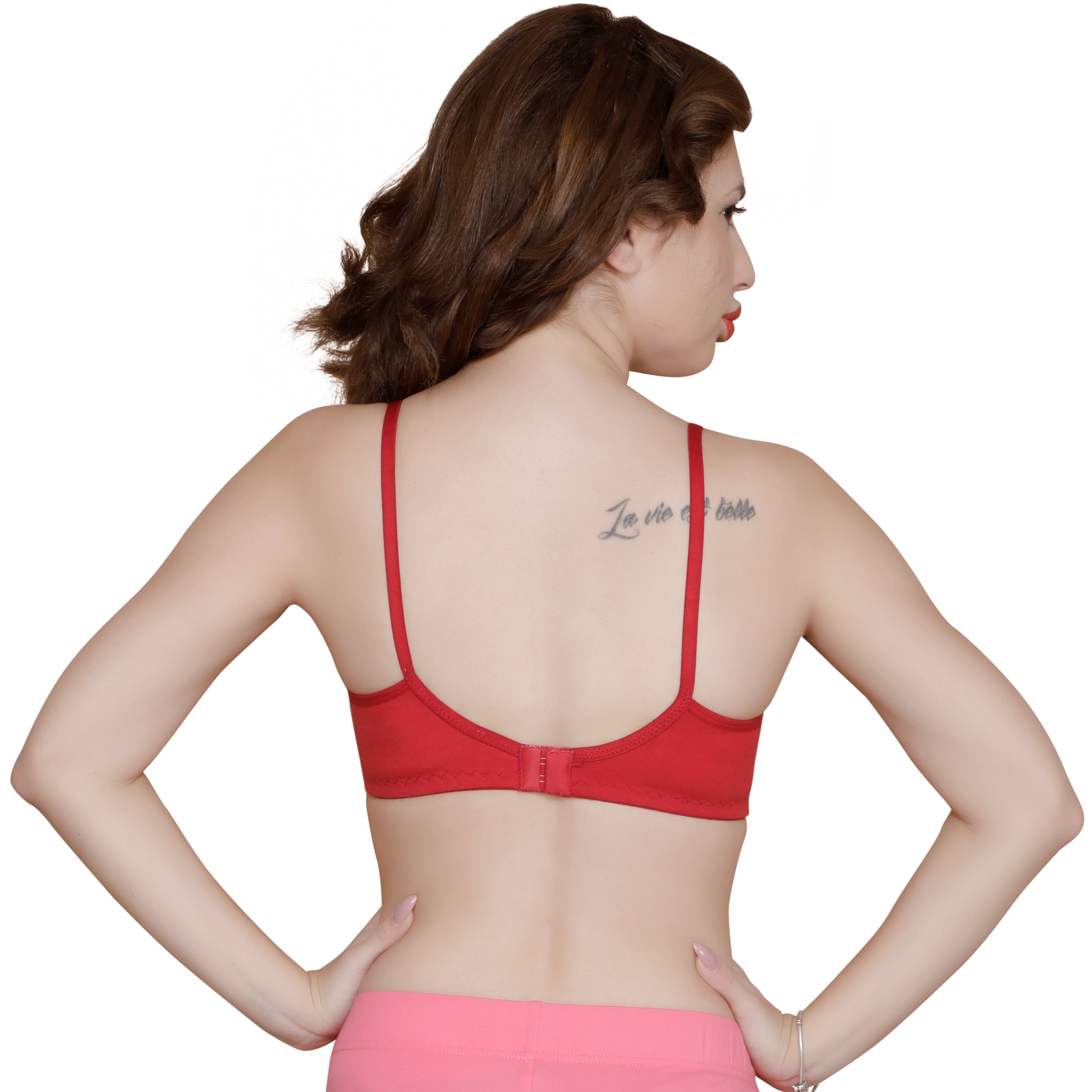 T.T. Women Platting Hos With Spandex Net Bra PACK OF 6 assorted colors
