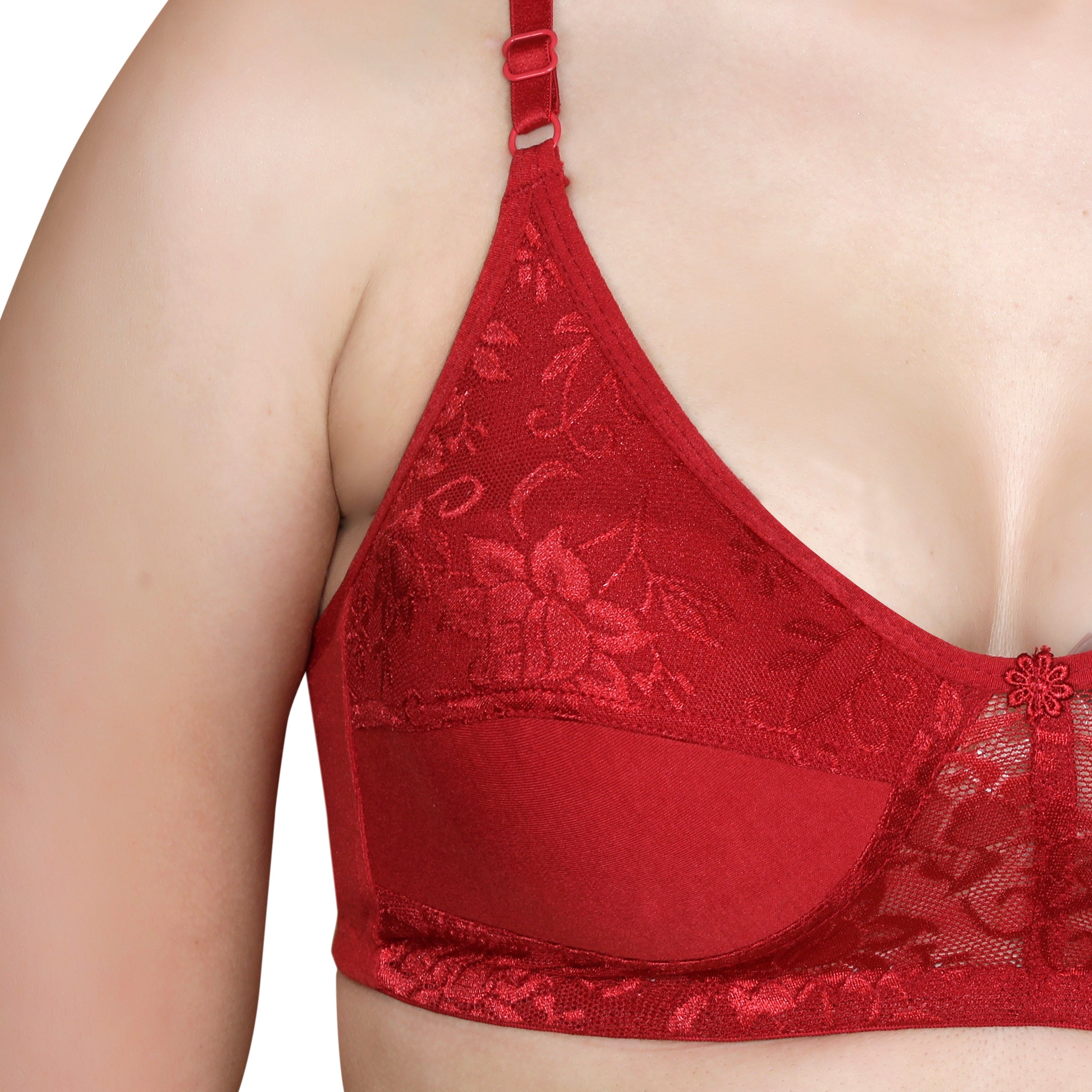 T.T. Women Platting Hos With Spandex Net Bra PACK OF 6 assorted colors