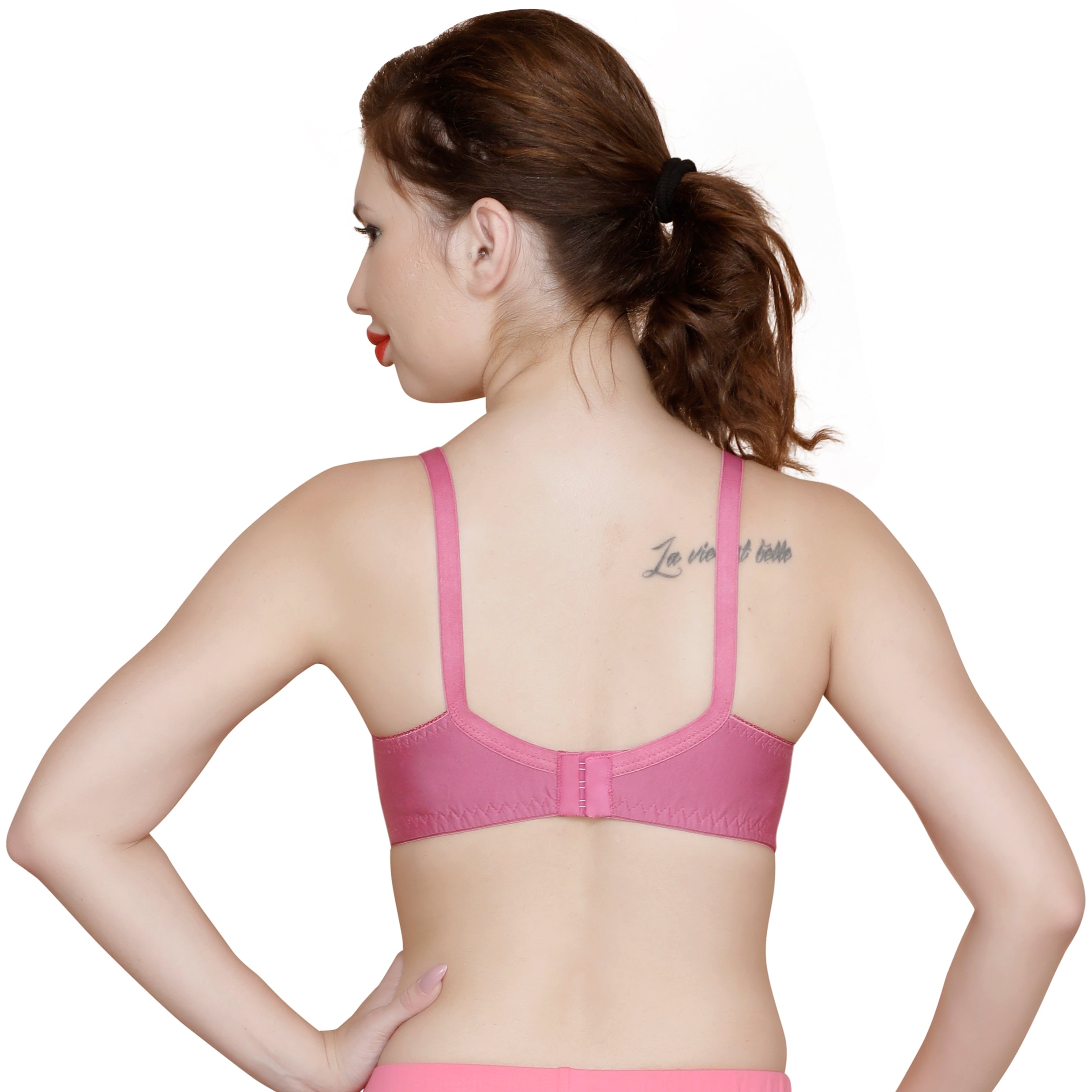 T.T. Women Platting Hos With Spandex Net Bra PACK OF 6 assorted colors