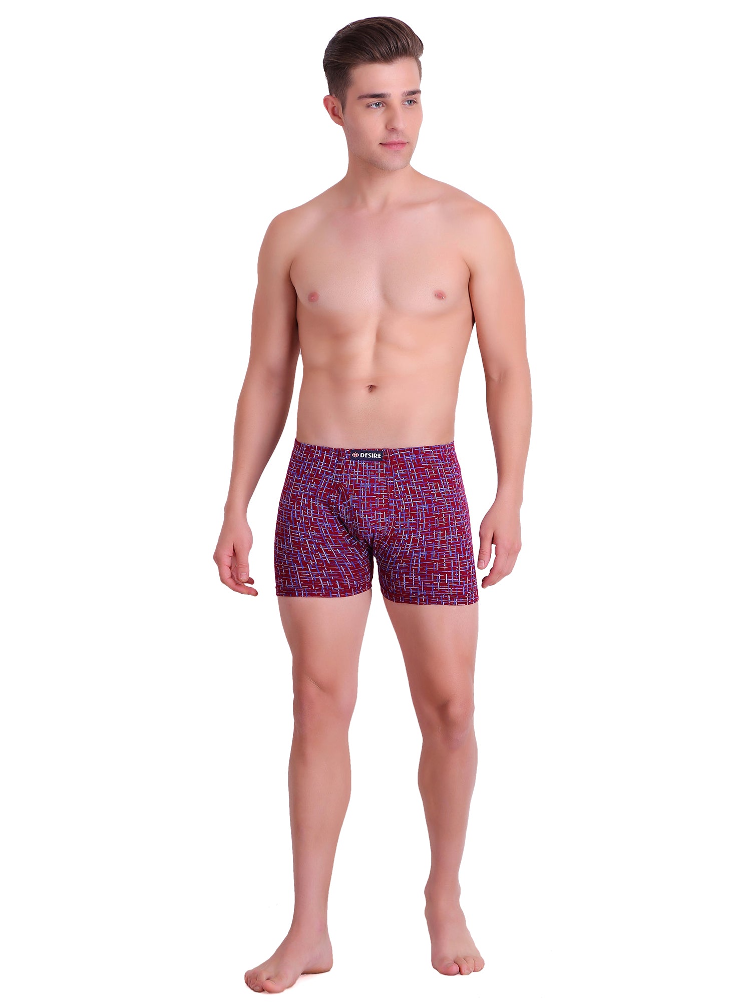 T.T. Mens Desire Printed Longtrunk Pack Of 10 Assorted